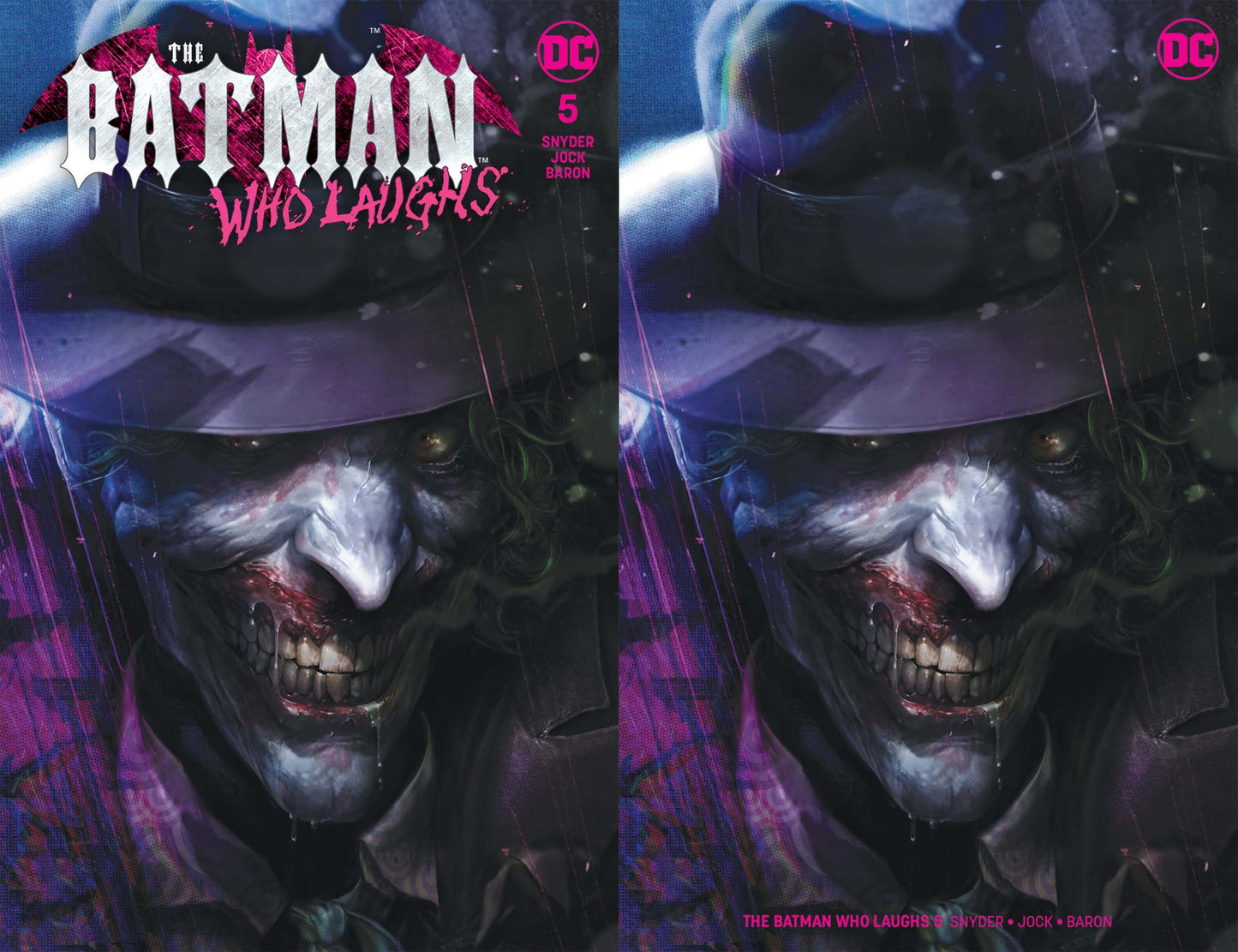 BATMAN WHO LAUGHS #5 (OF 6) Francesco Mattina Variant Trade + Minimal Options Joker Dark Nights Metal (05/08/2019) DC