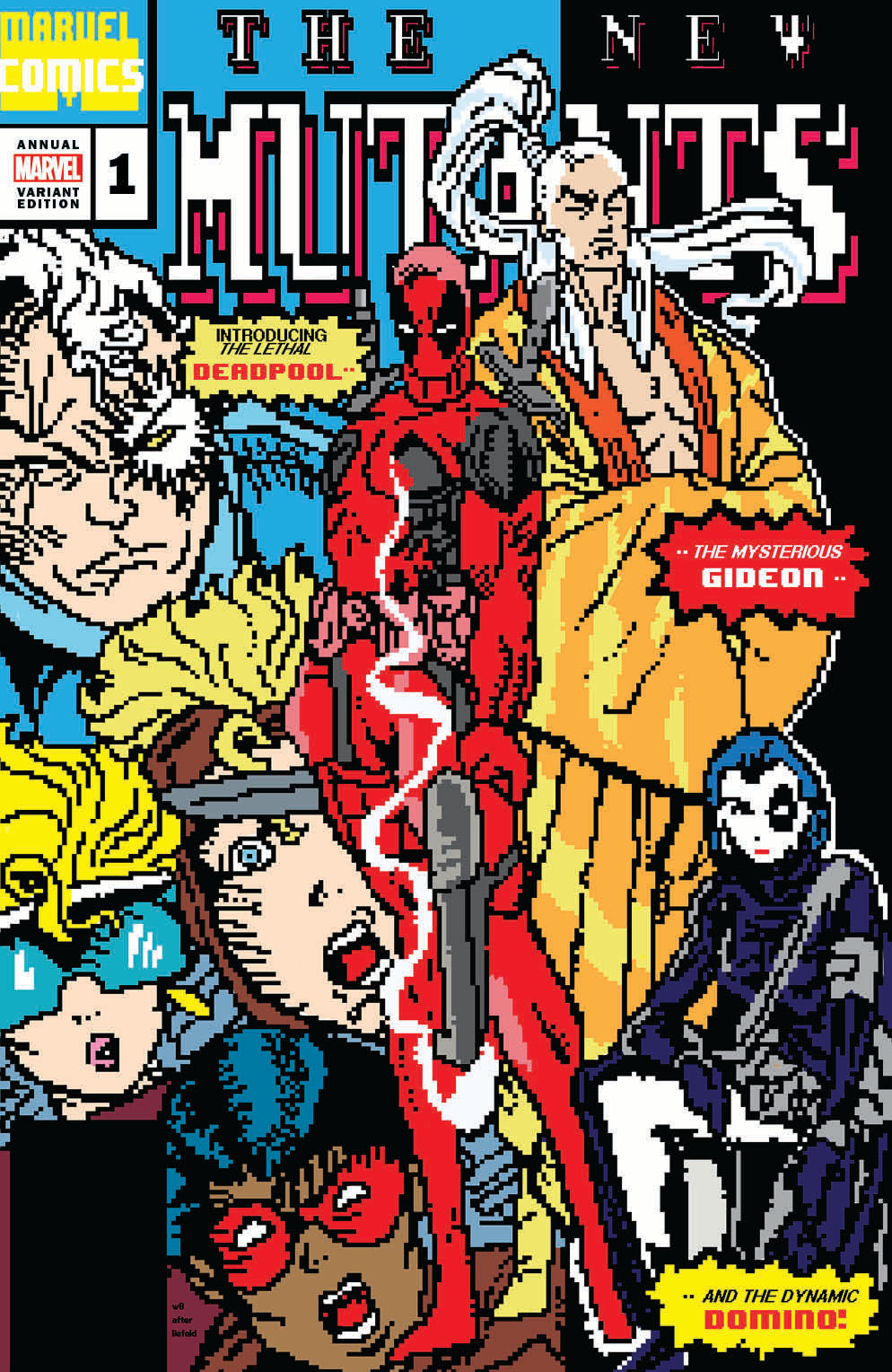 Cable Deadpool Annual 1 Matthew Waite New Mutants 98 Homage Variant (08/15/2018)