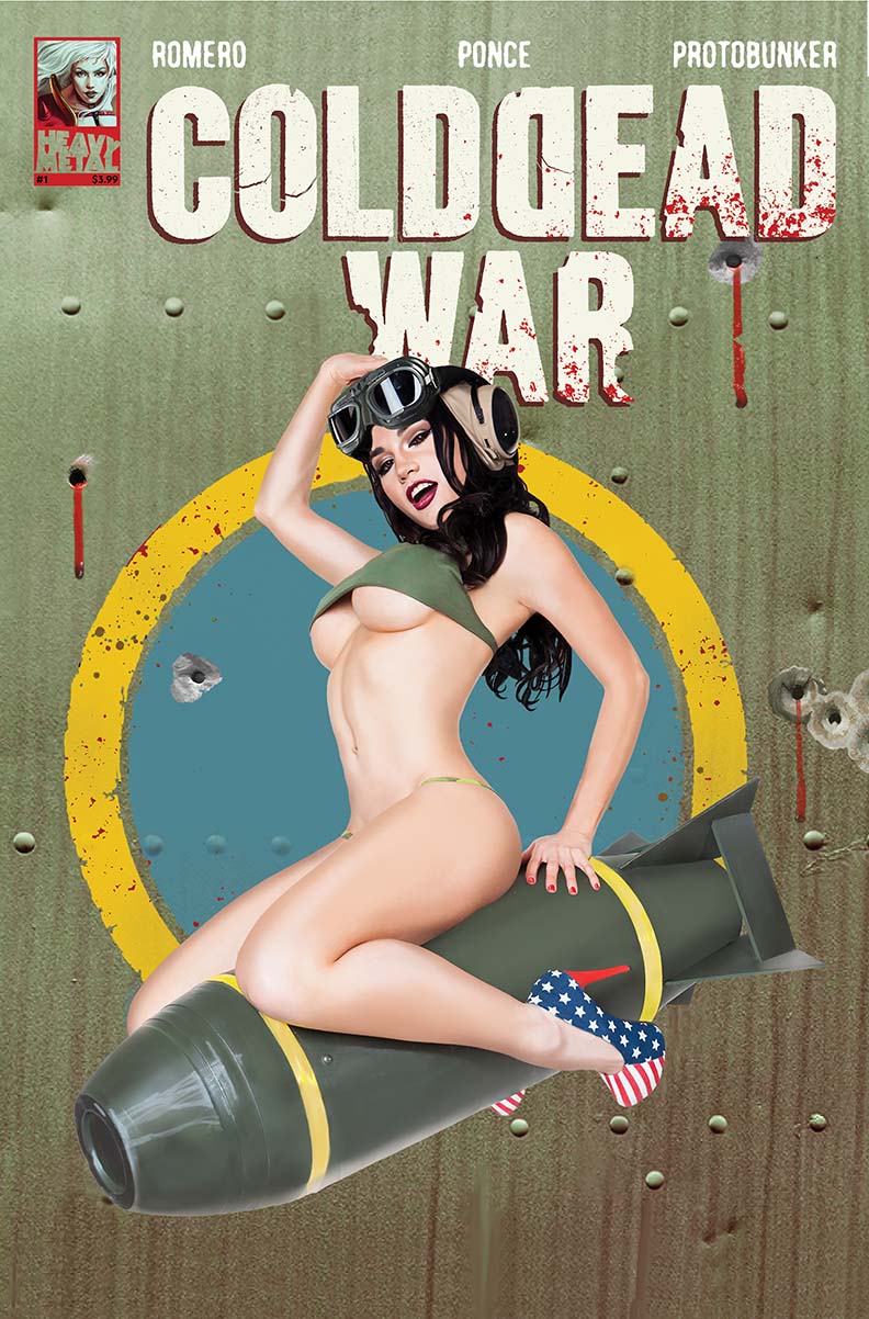 Cold Dead War #1 (Of 4) 2nd Print Robert Alvarado B-17 Bomber Pin-Up GGA Variant (Mr) (09/08/2021) Heavy Metal - Golden Apple Comics