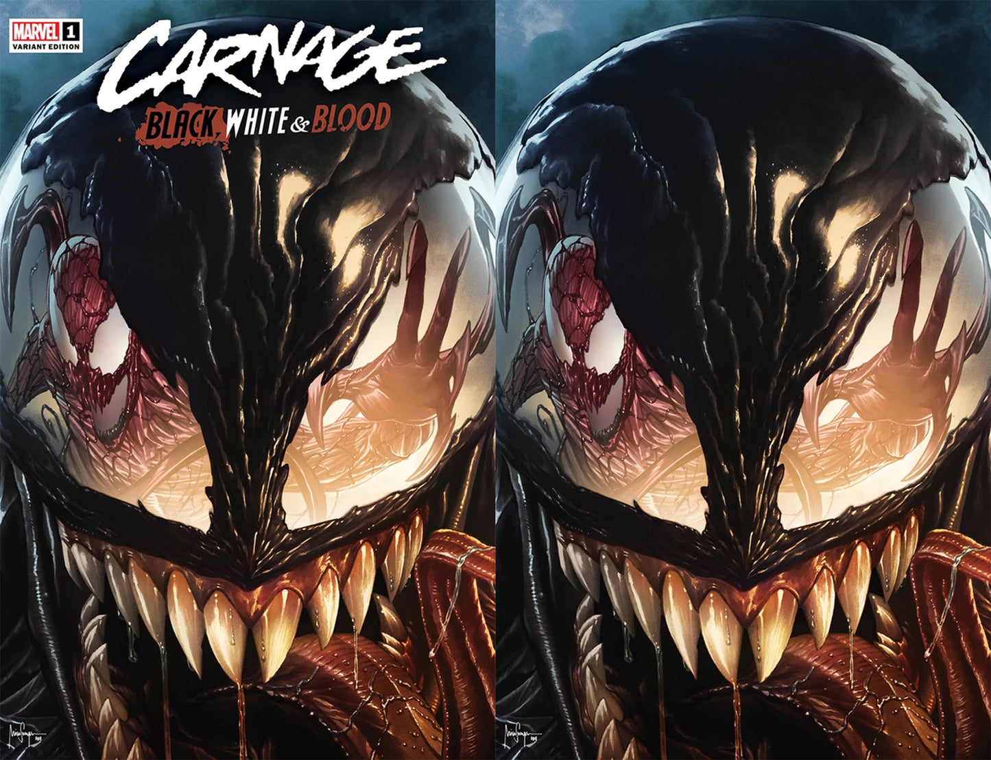 Carnage Black White And Blood #1 (Of 4) Mico Suayan Venom Variant (03/24/2021) Marvel