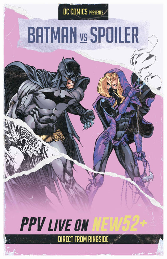 Batman Vs Robin #3 (Of 5) H Mario Fox Foccillo Fight Poster Batman vs Spoiler Card Stock Variant (11/08/2022) Dc