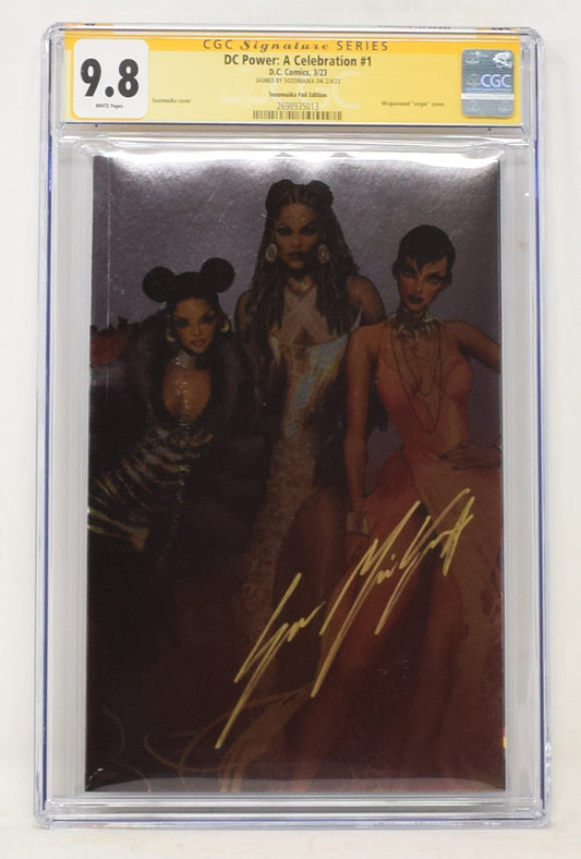 Dc Power A Celebration #1 (One Shot) E 1:50 Sozomaika Foil SIGNED Variant (01/31/2023) Dc