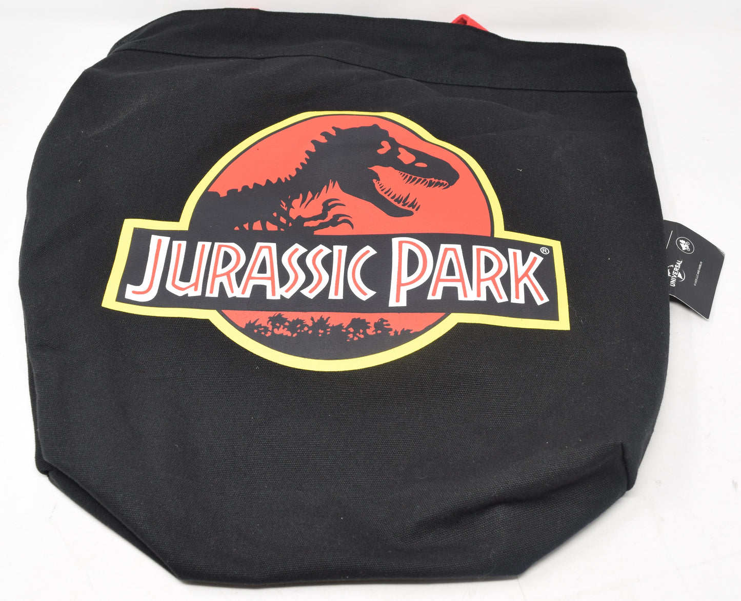 Jurassic Park World Movie Promo Black Cotton Tote Zing NWT