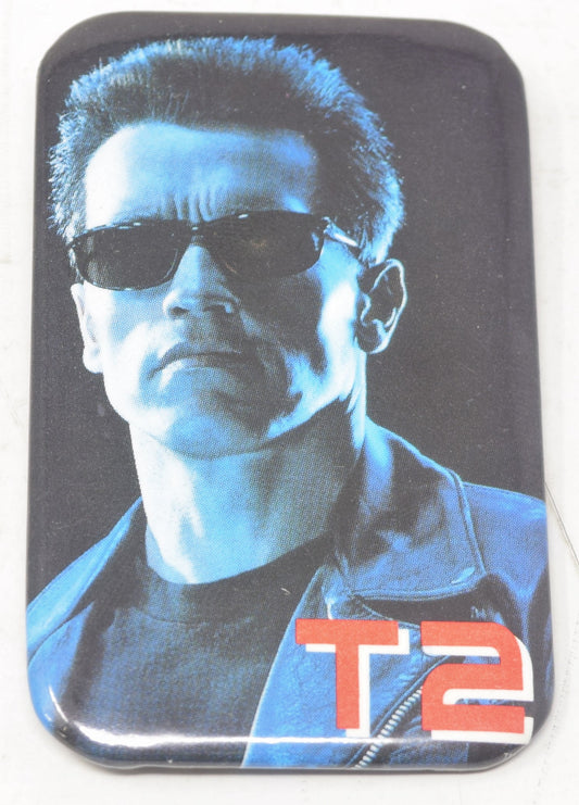 T2 Terminator Movie Pinback Button Pin - Golden Apple Comics