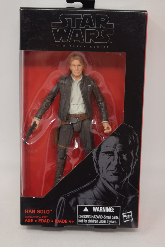 Star Wars Black Series 18 Han Solo Force Awakens 6" Action Figure Hasbro NIB