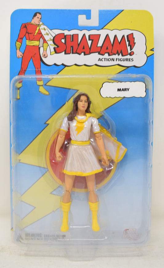 Shazam Mary Marvel White Action Figure DC Direct MOC New