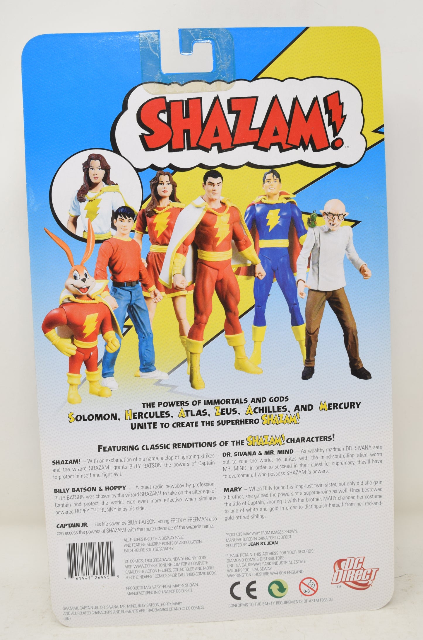 Shazam Mary Marvel Red Action Figure DC Direct MOC New