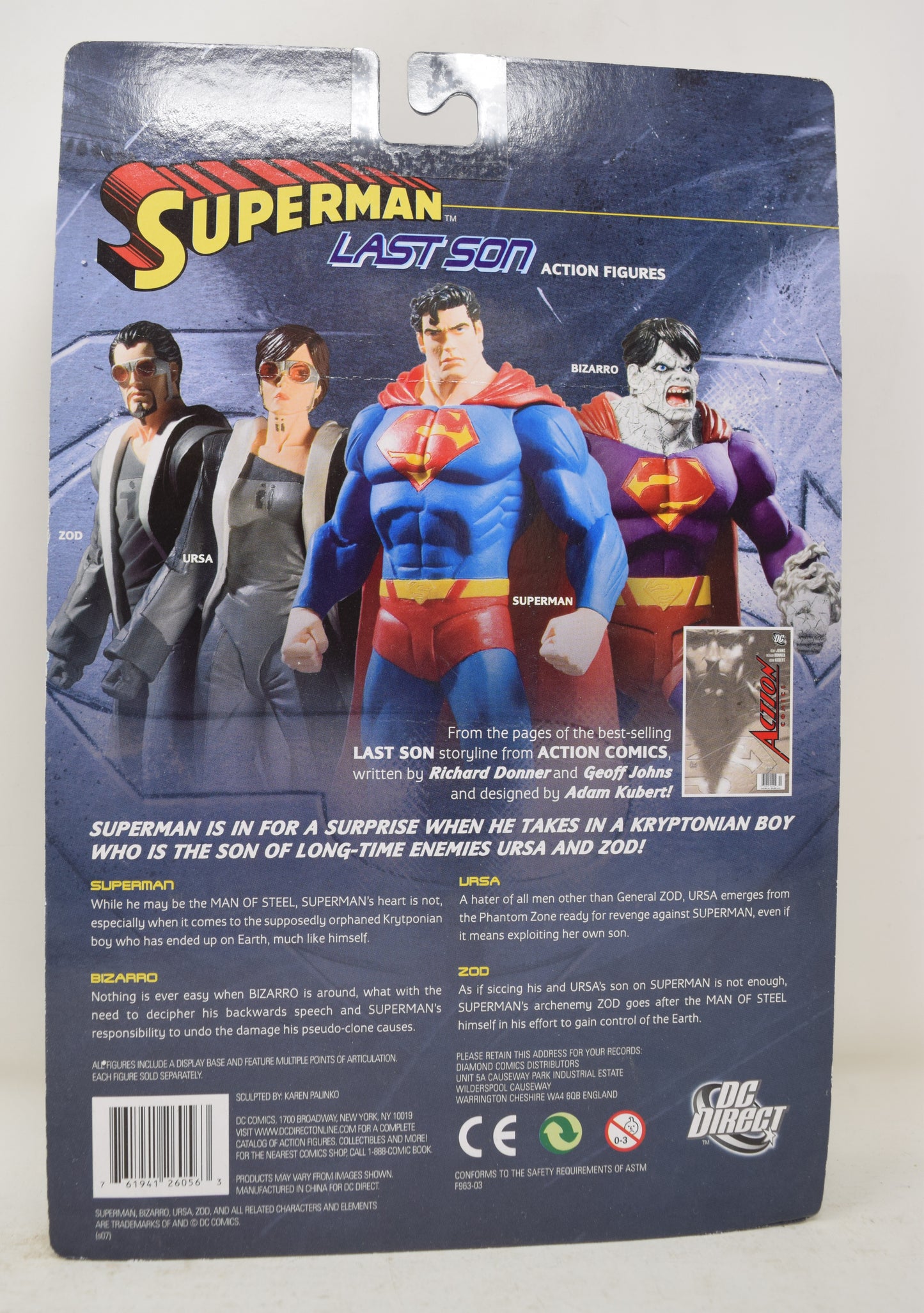 Superman Last Son Bizarro Action Figure DC Direct MOC New