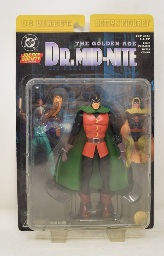 Dr Mid-Nite Action Figure Golden Age Justice Society DC Direct MOC New