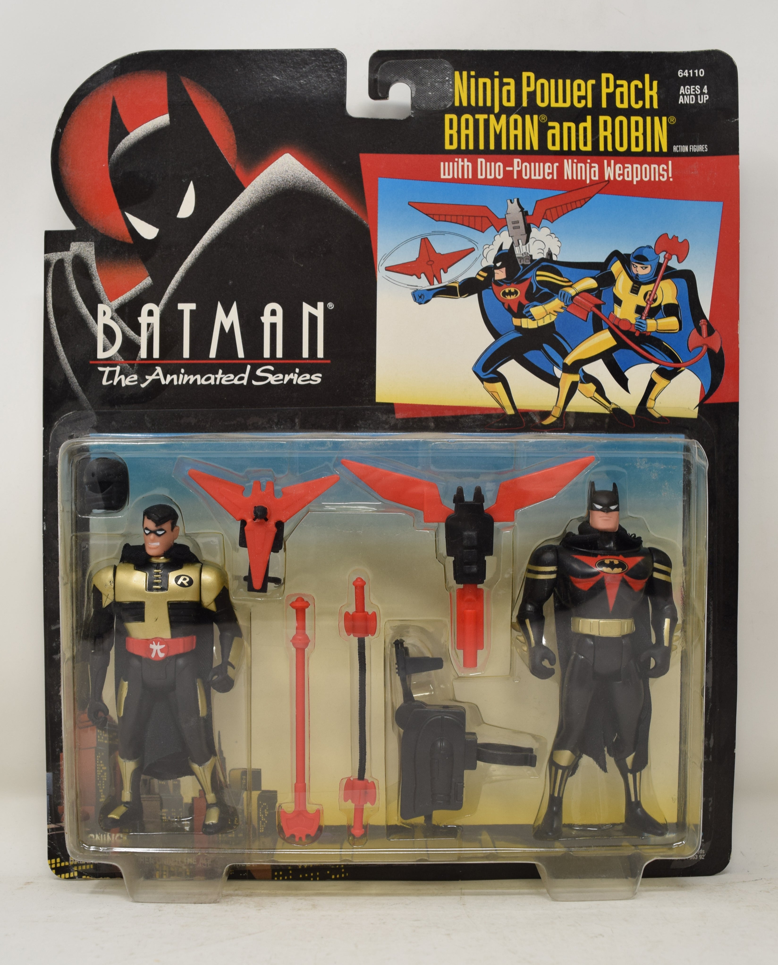 Batman Animated Series Robin Ninja Power Pack Action Figure Kenner MOC ...