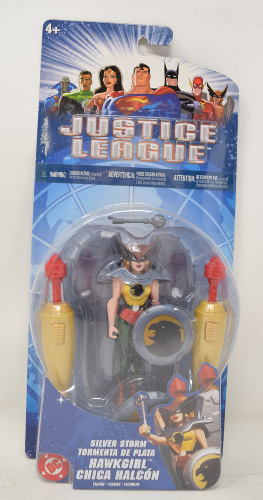 Justice League Silver Storm Hawkgirl DC Mattel Action Figure MOC New