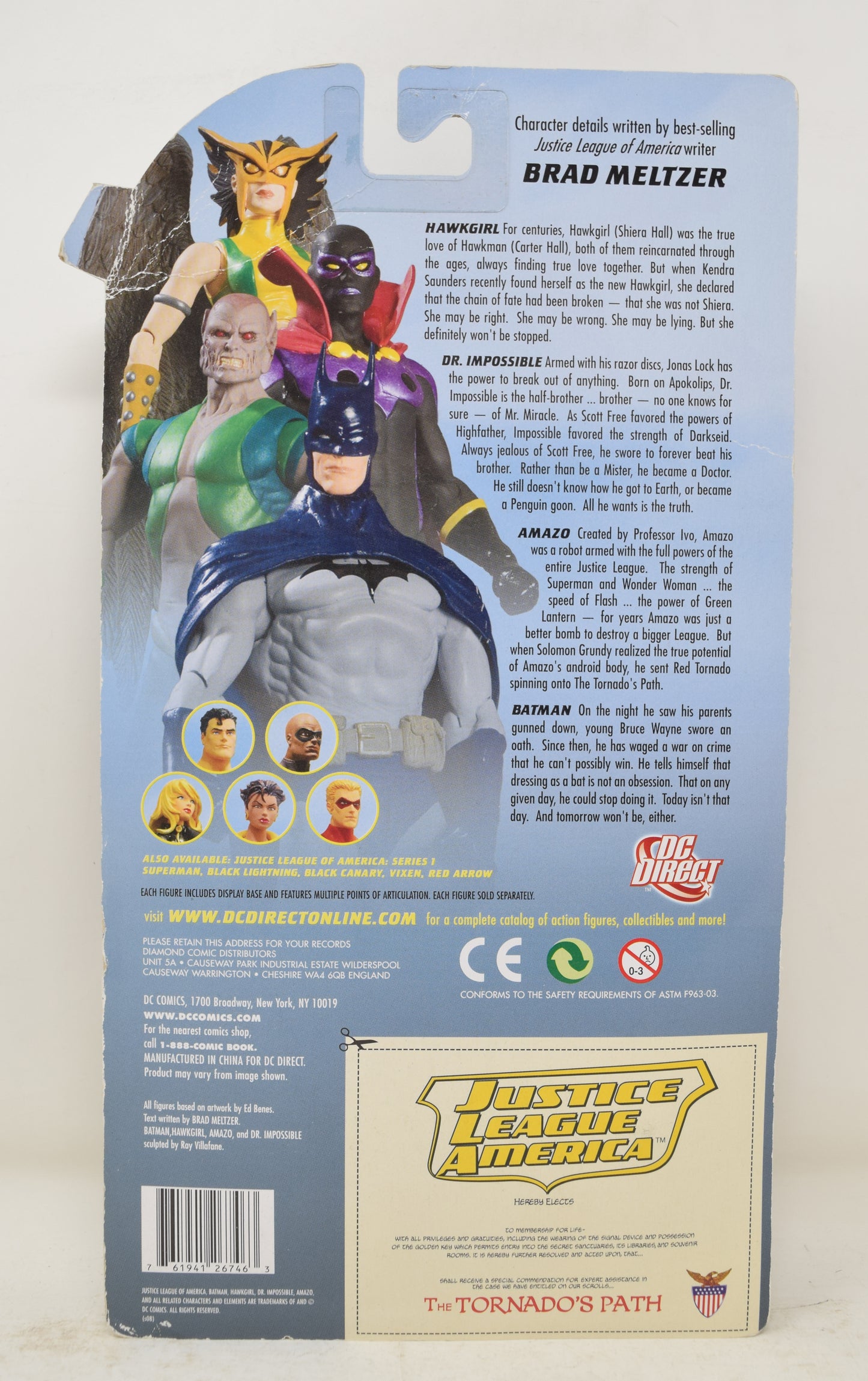 Justice League of America Batman Series 2 DC Direct Action Figure MOC New