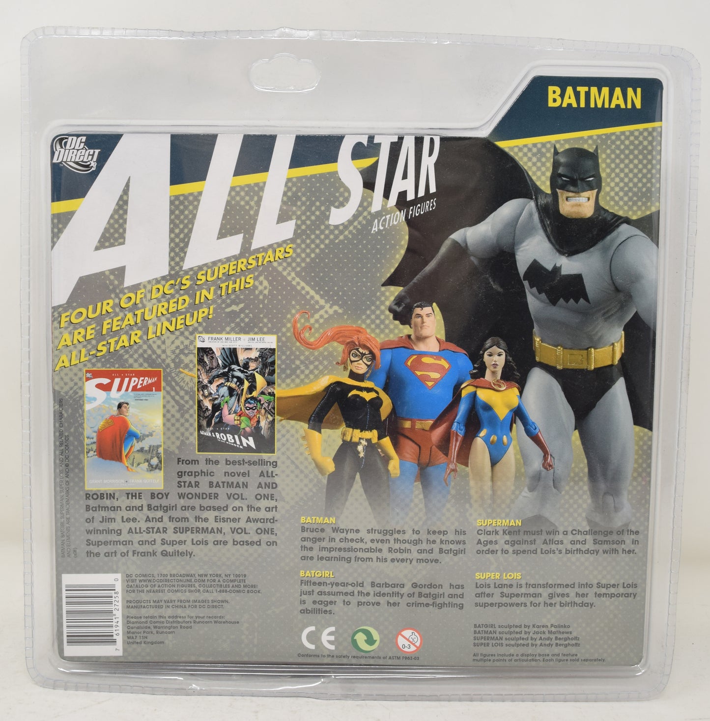 Batman All Star Action Figure DC Direct MOC New