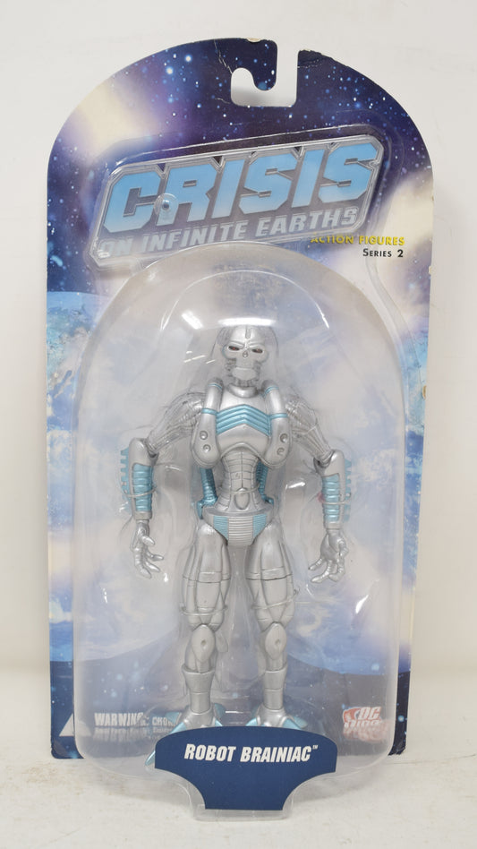 Robot Brainiac Crisis On Infinite Earths Action Figure DC Direct MOC New