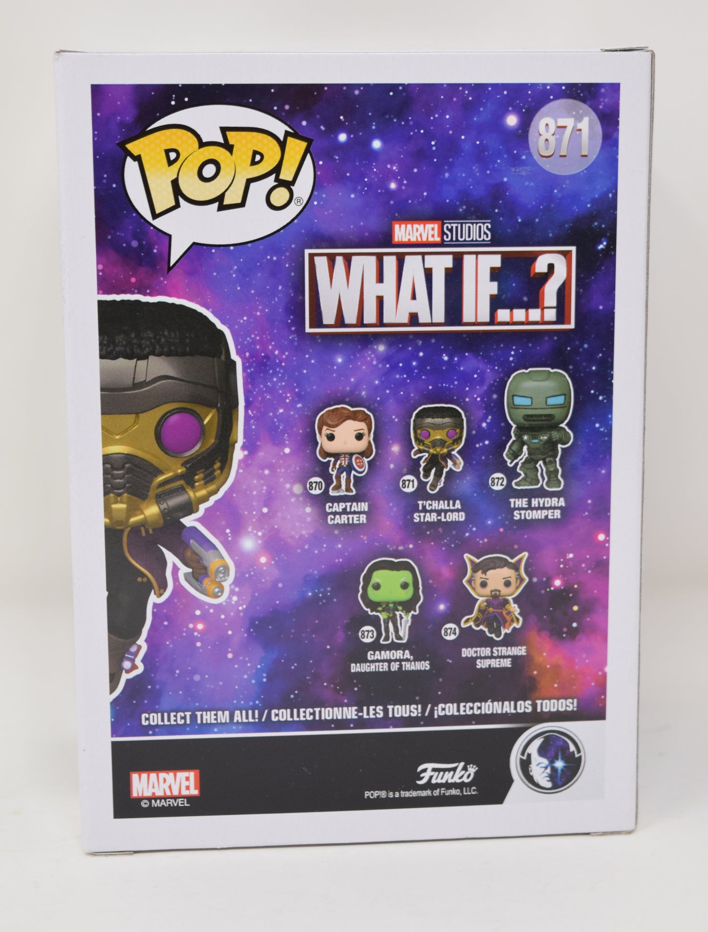 T'Challa Star-Lord What If Marvel Studios TV Funko Pop Figure 871 NIB New