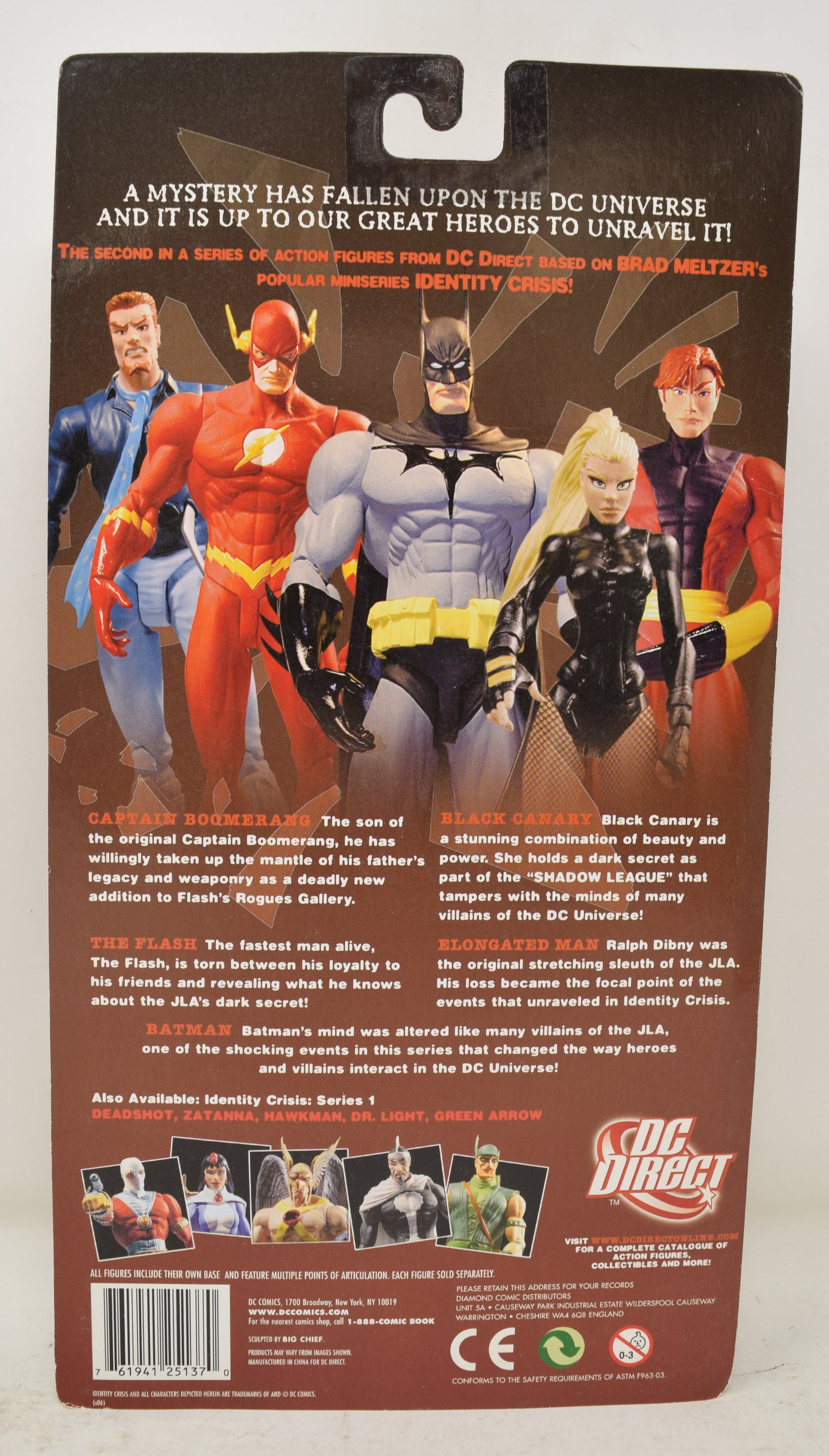 DC Comics Justice League of America Identity Crisis Classics Series 1 Flash Action Figure