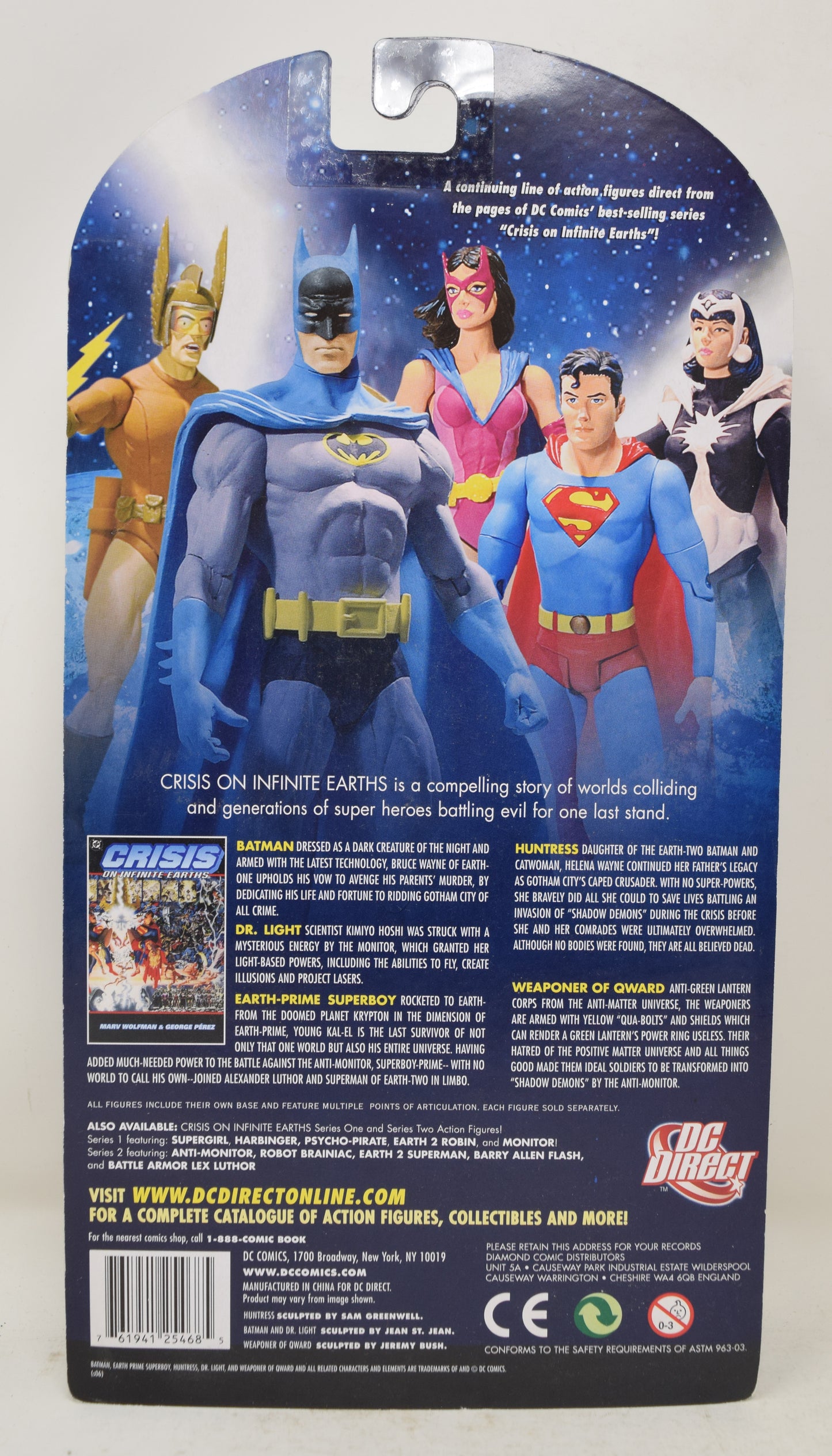 Batman Crisis On Infinite Earths Action Figure DC Direct MOC New