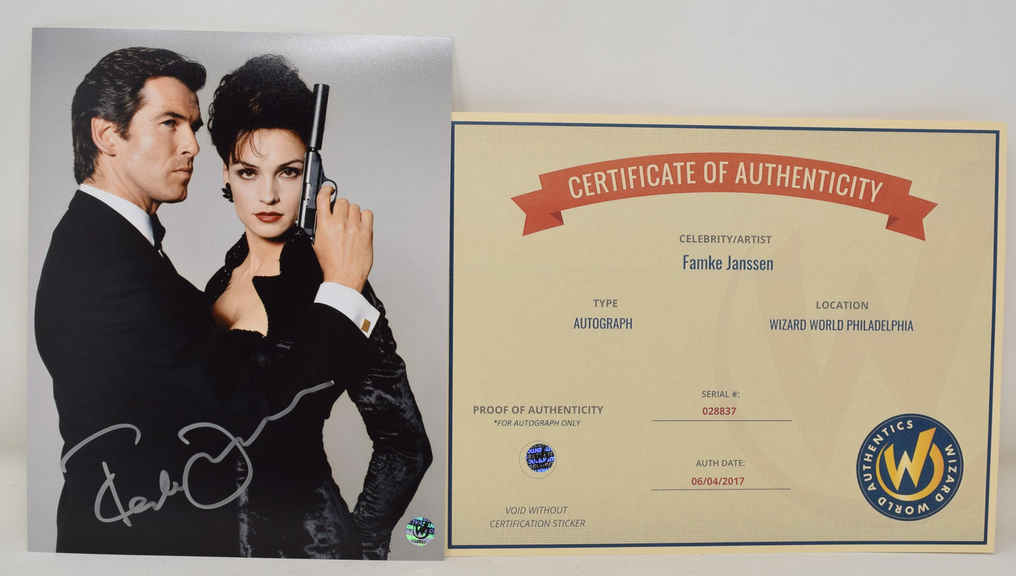 Famke Janssen James Bond Golden Eye Signed Autograph 8 x 10 Photo COA