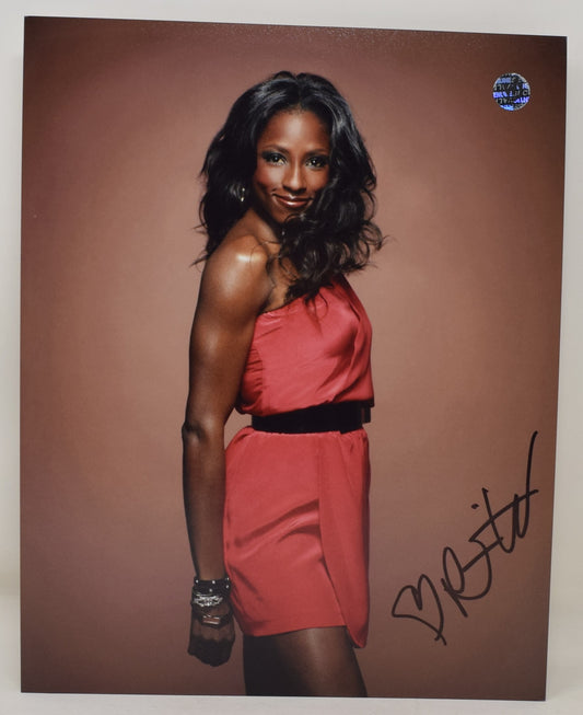 Rutina Wesley True Blood Red Dress Signed Autograph 8 x 10 Photo COA - Golden Apple Comics