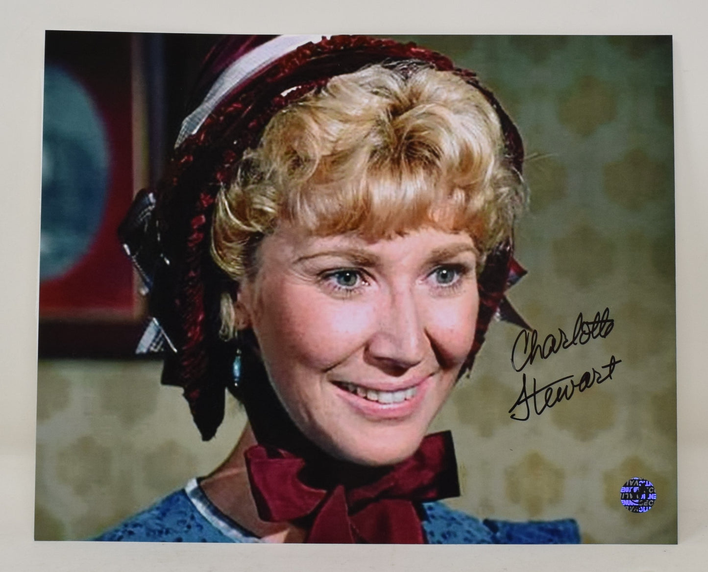 Charlotte Stewart Little House On The Prairie Portrait Signed Autograph 8 x 10 Photo COA