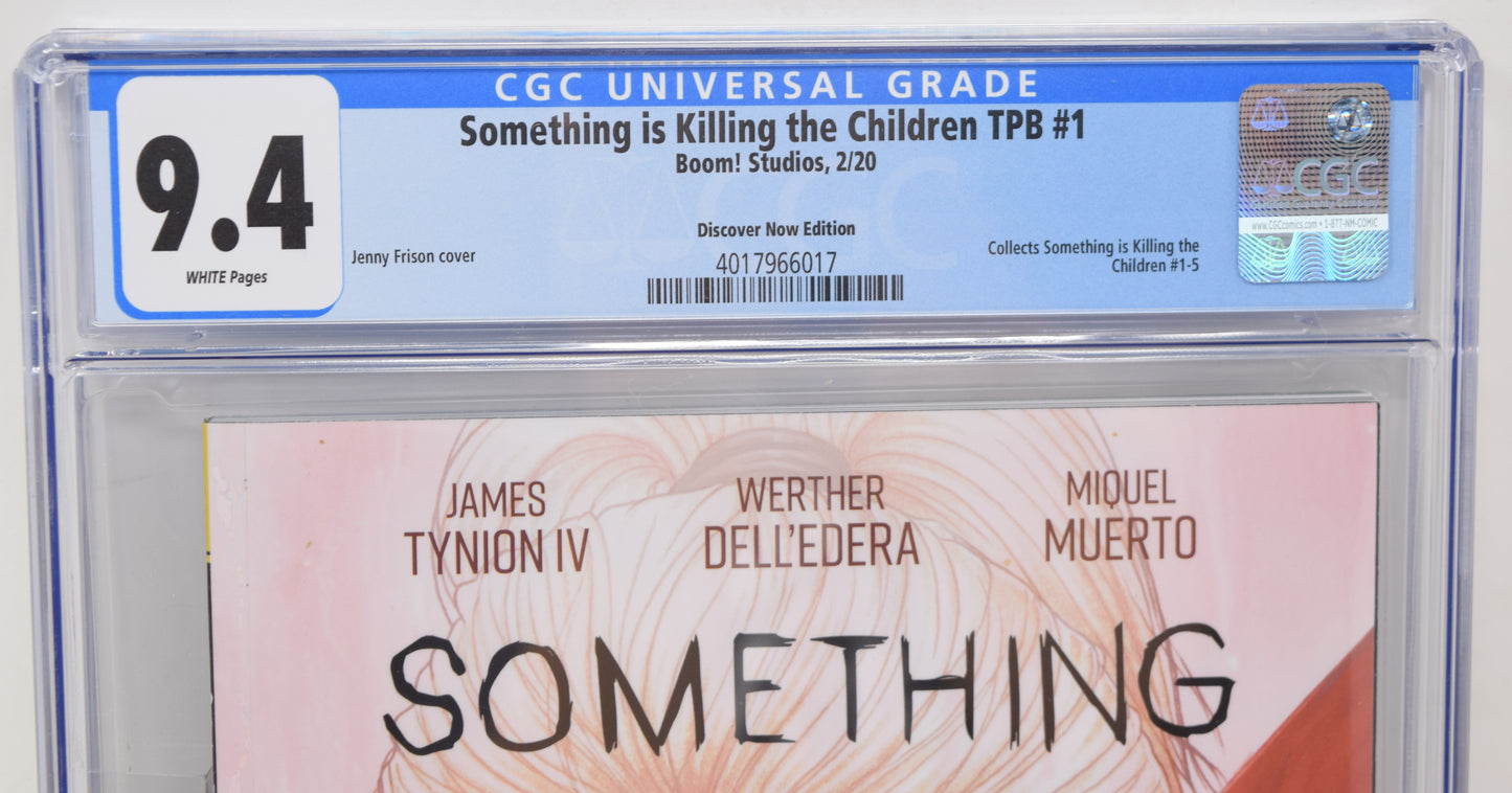 Something Is Killing The Children TPB 1 Boom 2020 CGC 9.4 Jenny Frison Variant