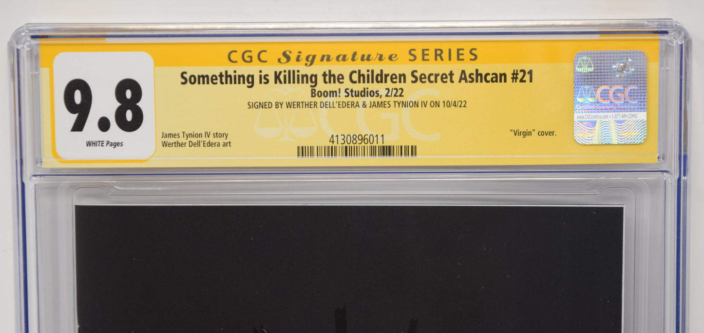 Something Is Killing The Children 21 Boom Ashcan CGC SS 9.8 James Tynion IV Werther Dell'Edera