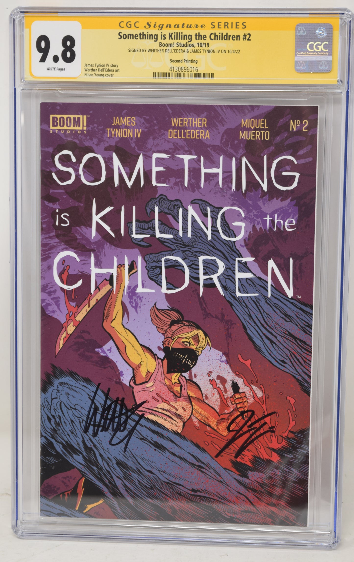 Something Is Killing The Children 2 Boom 2nd Print CGC SS 9.8 James Tynion IV Werther Dell'Edera