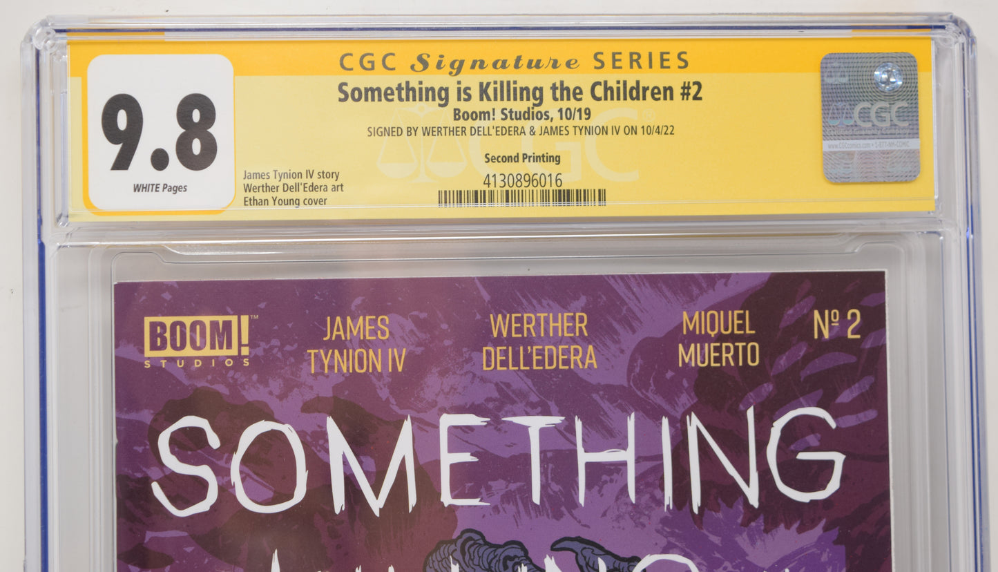 Something Is Killing The Children 2 Boom 2nd Print CGC SS 9.8 James Tynion IV Werther Dell'Edera