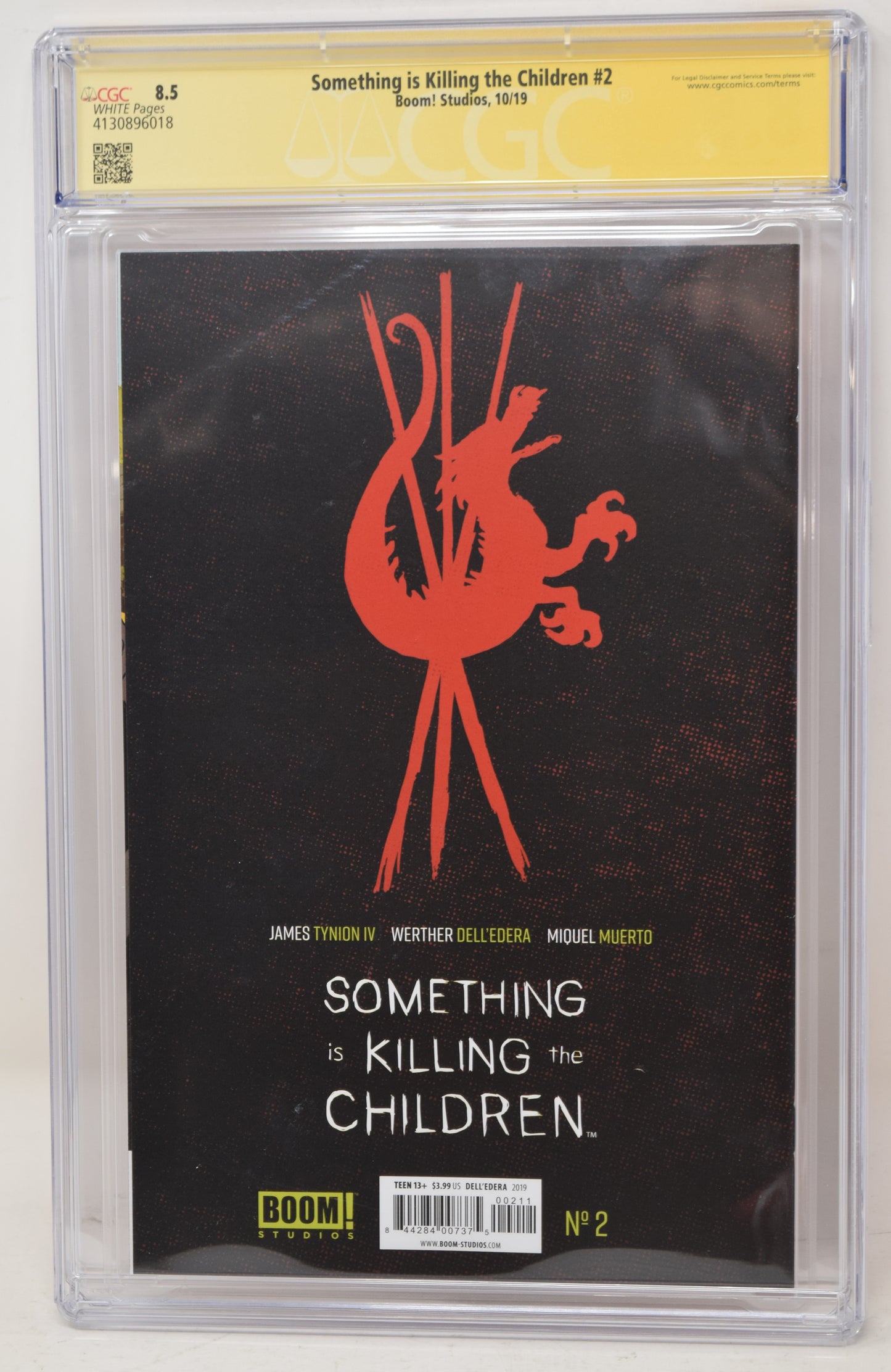 Something Is Killing The Children 2 Boom CGC SS 8.5 James Tynion IV Werther Dell'Edera