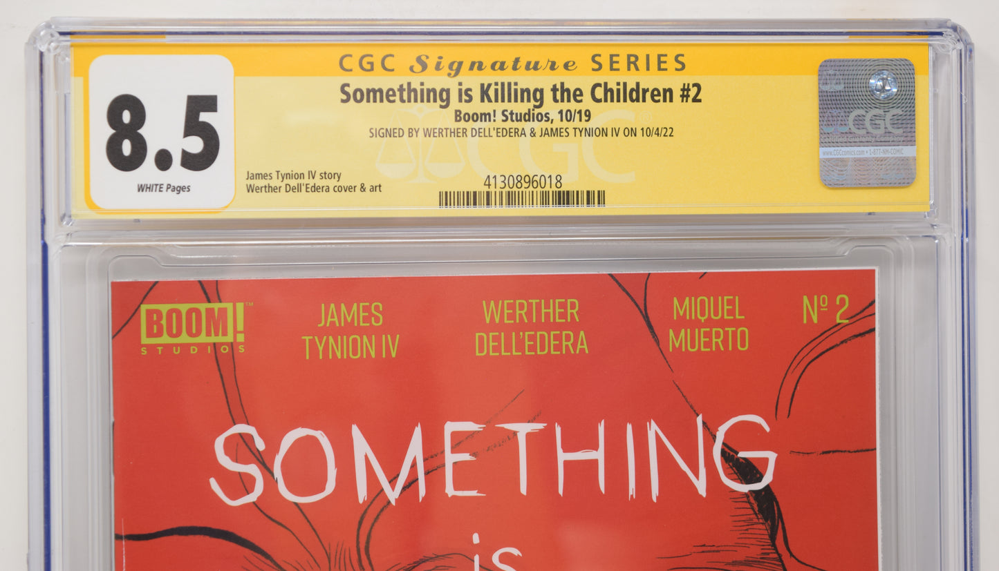 Something Is Killing The Children 2 Boom CGC SS 8.5 James Tynion IV Werther Dell'Edera