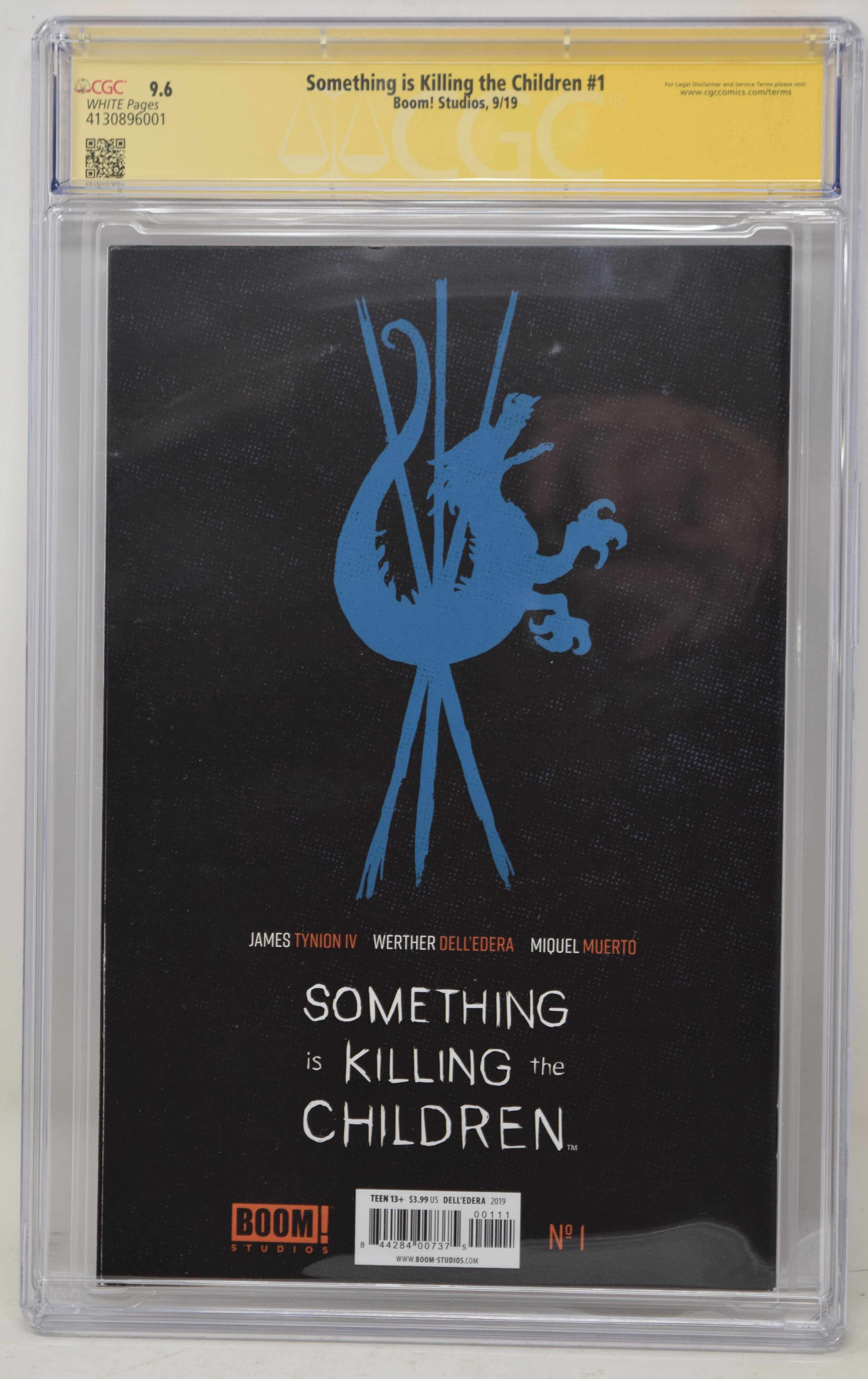 Something is Killing the Children #30~Tiny Onion Var CGC 9.6 shops Whites Pages