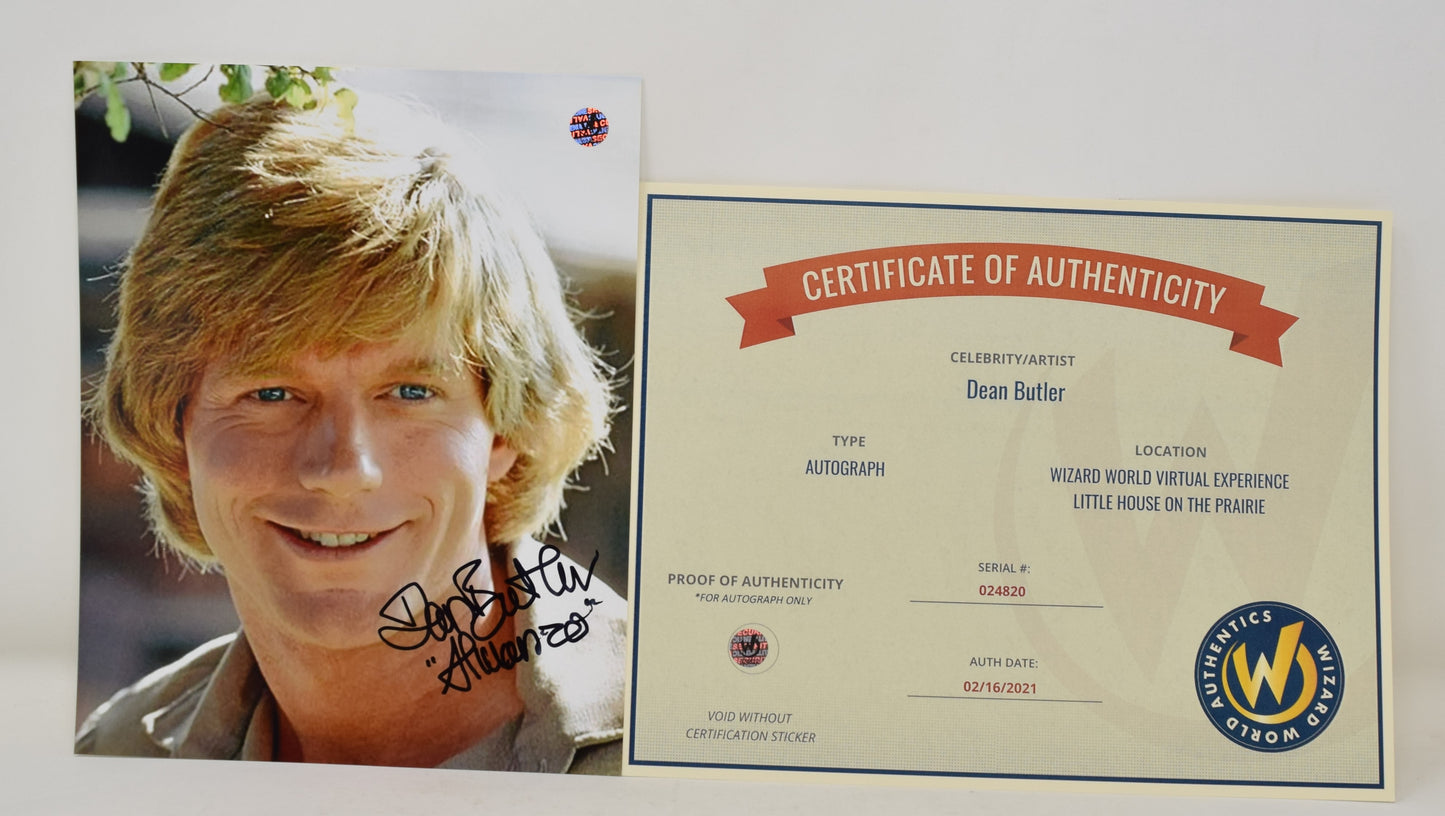 Dean Butler Little House On The Prairie Signed Autograph 8 x 10 Photo COA