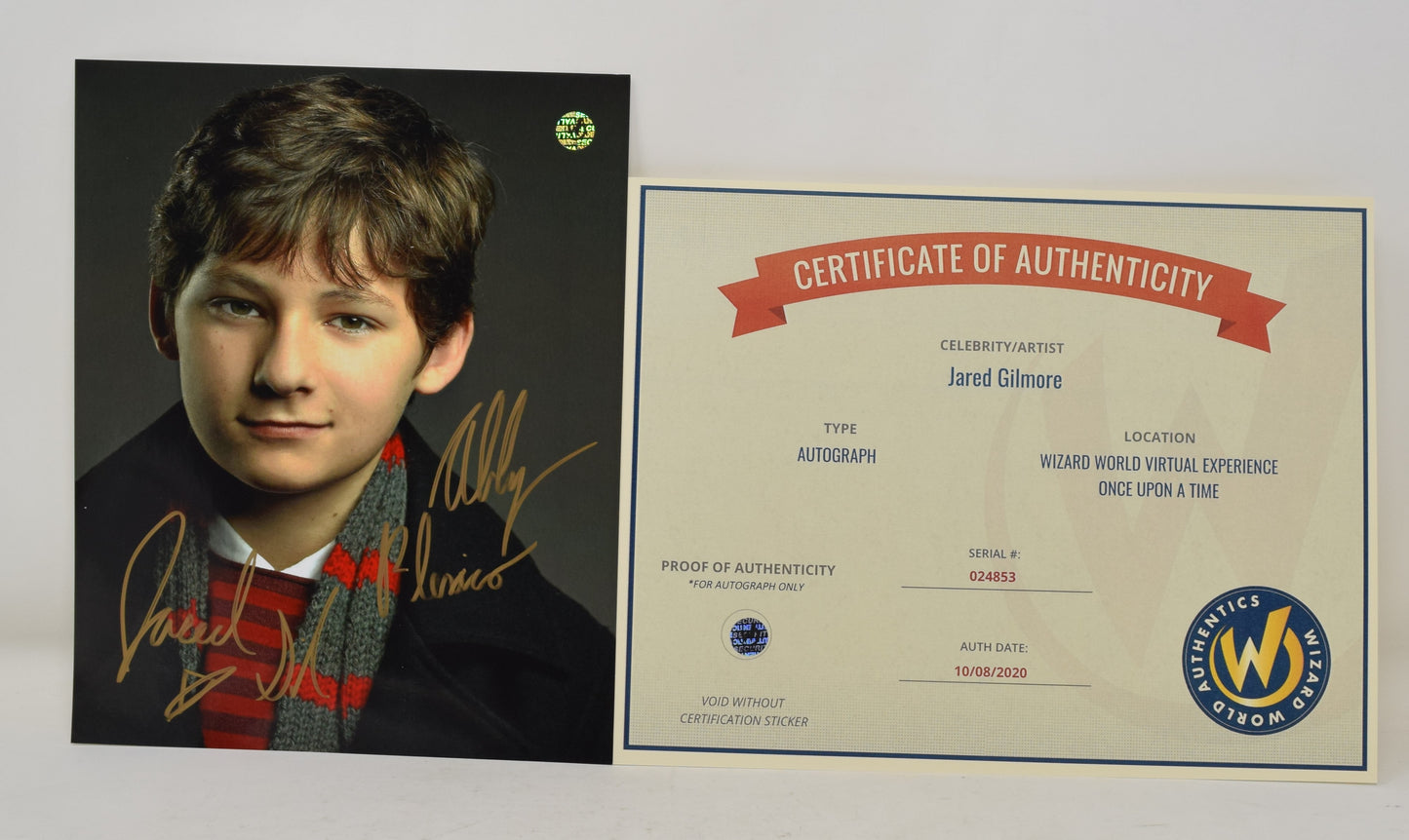 Jared Gilmore Once Upon A Time Signed Autograph 8 x 10 Photo COA
