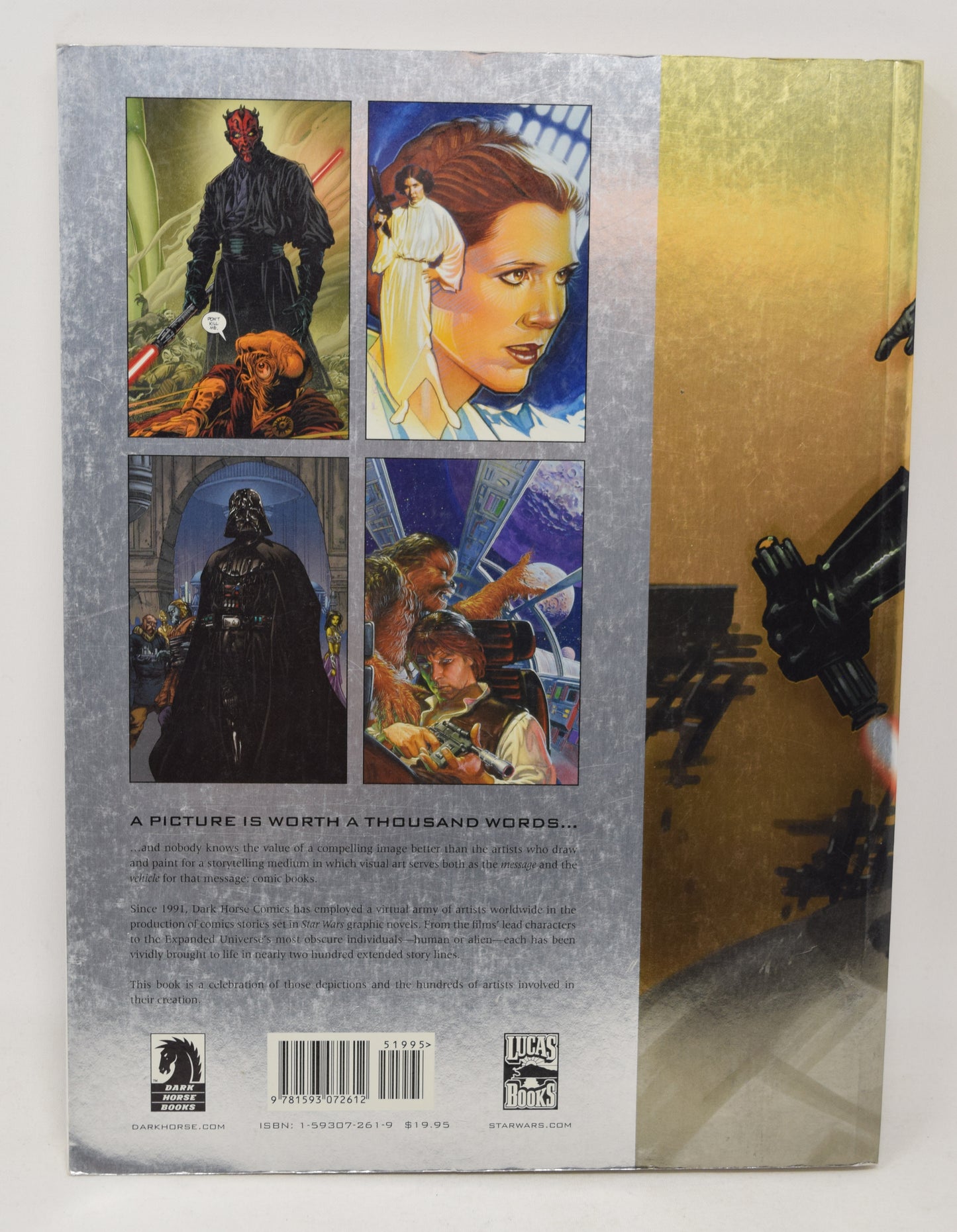 Star Wars Panel To Panel SC Dark Horse 2004 Comic Art Darth Vader