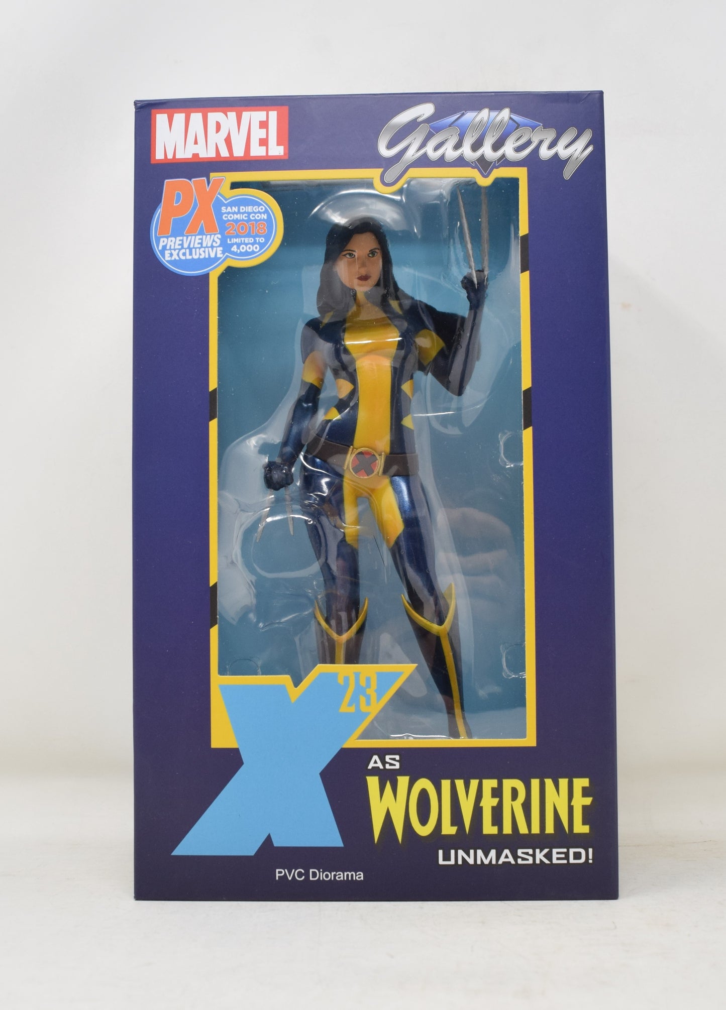 X-23 Wolverine Unmasked Statue Figurine SDCC 2018 PVC Marvel NIB