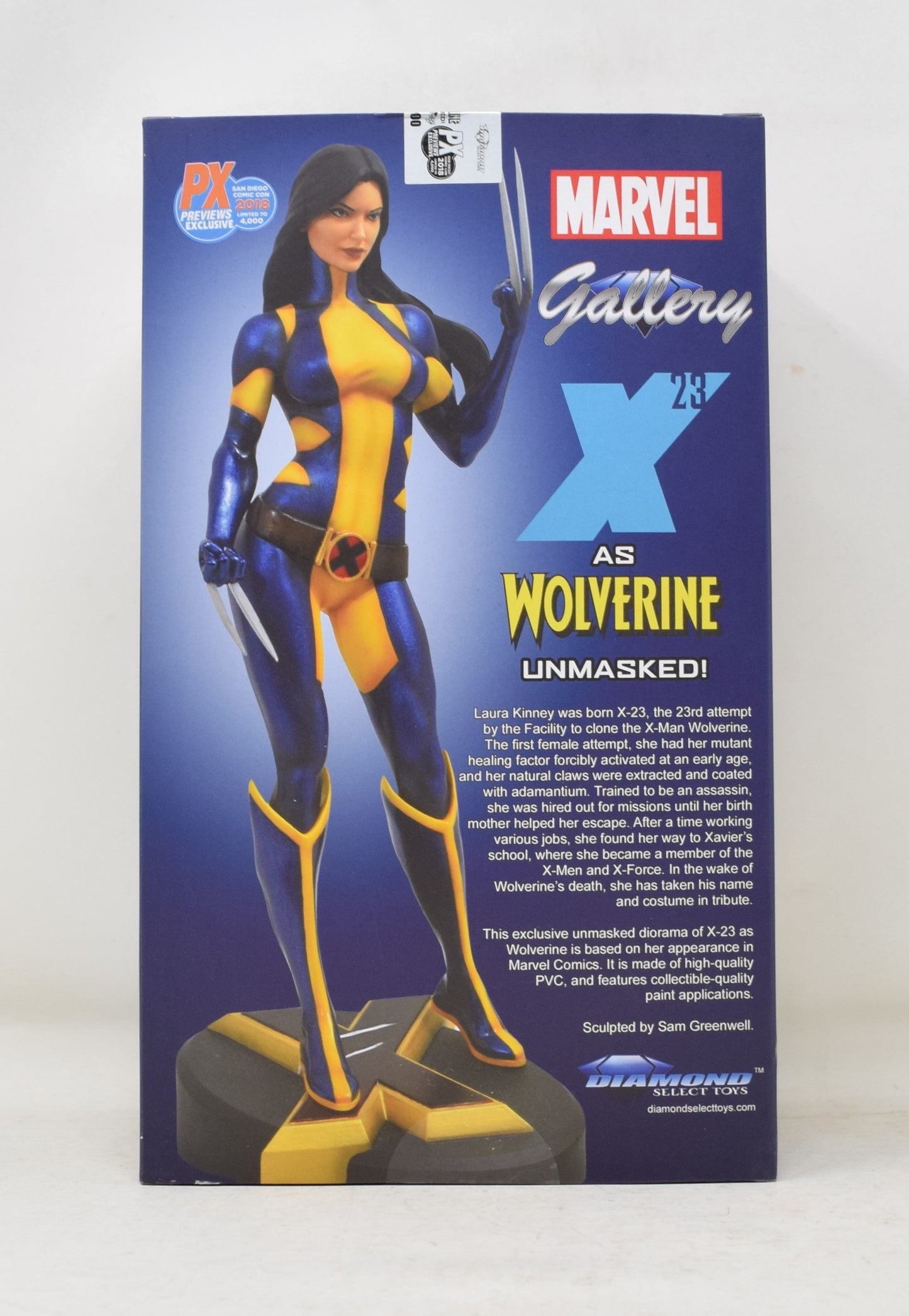 X-23 Wolverine Unmasked Statue Figurine SDCC 2018 PVC Marvel NIB