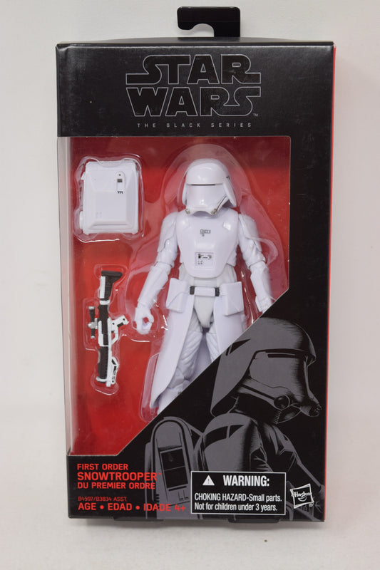 Star Wars Black Series 12 First Order Snowtrooper 6" Action Figure Hasbro NIB