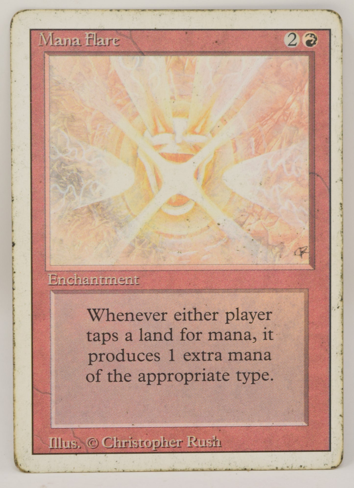 Magic The Gathering MTG Card Mana Flare Red Revised HP