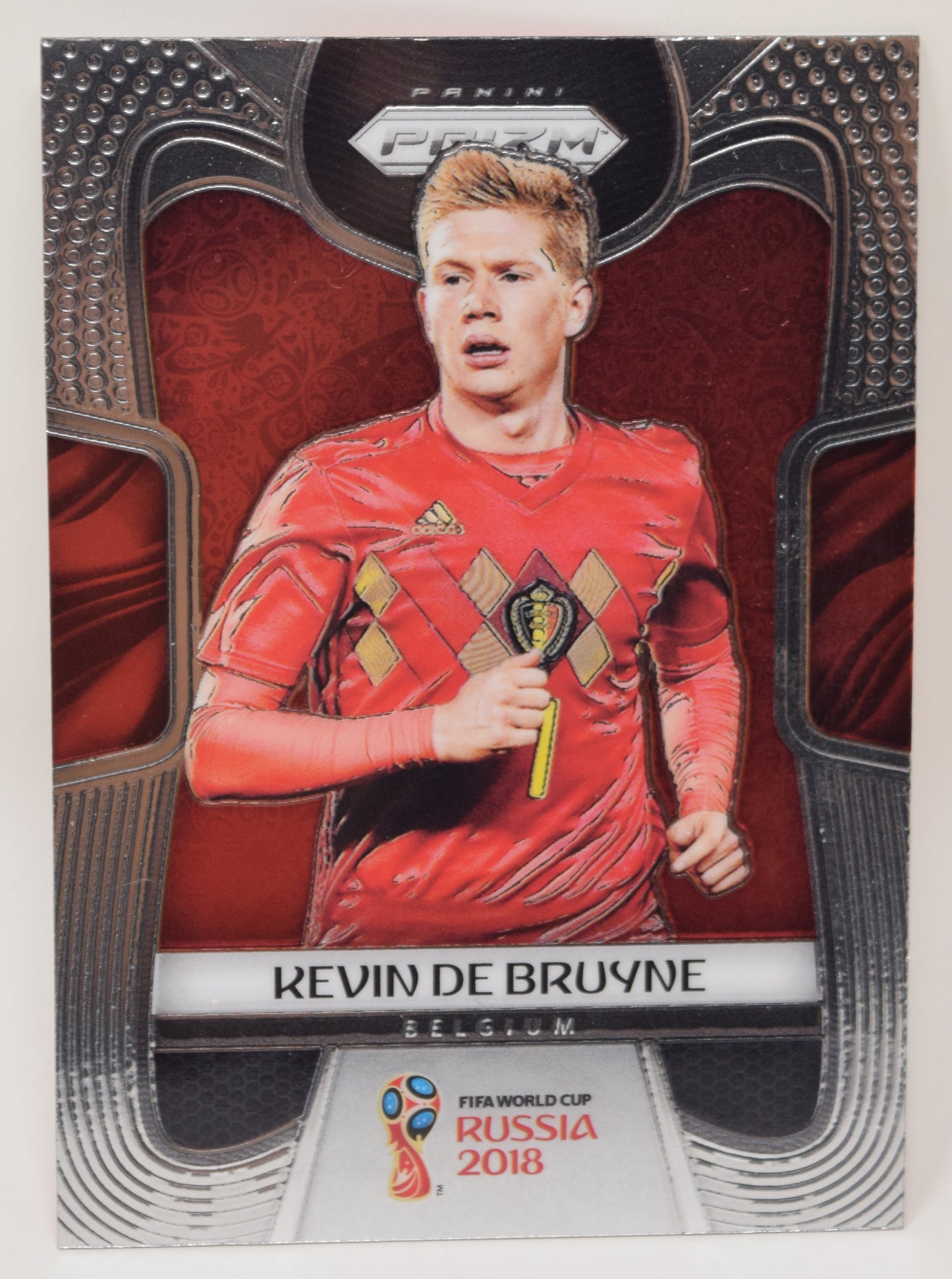 Kevin De Bruyne Beligum Panini Prizm 2018 World Cup Soccer Card 17