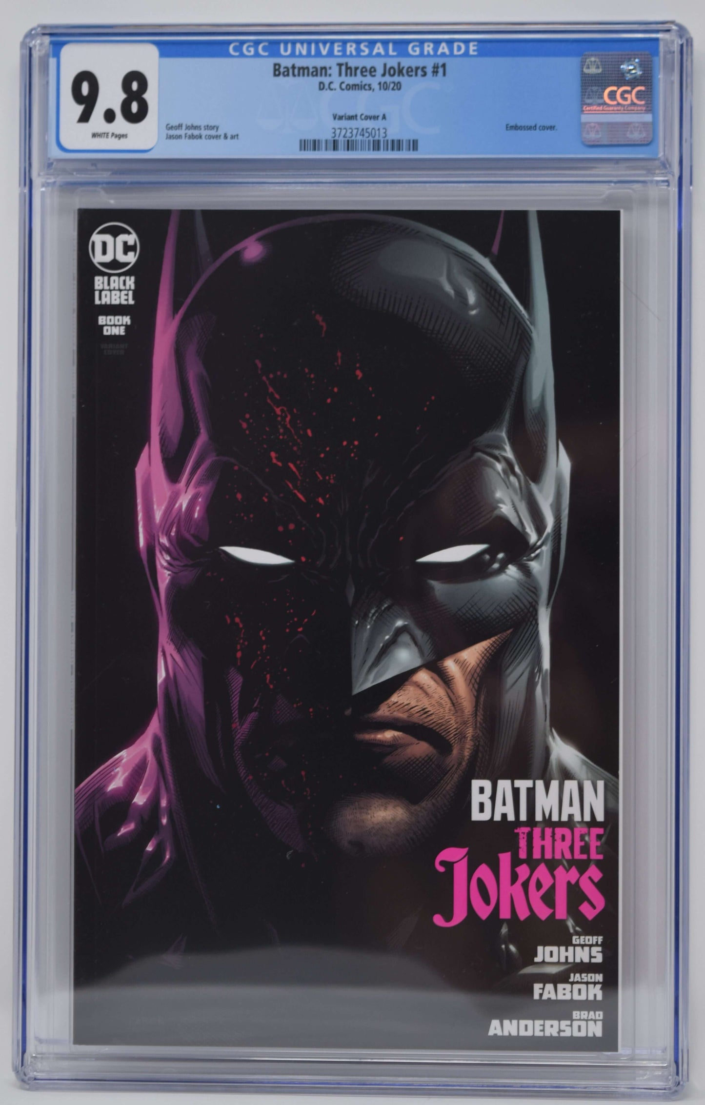 Batman Three Jokers #1 A Jason Fabok Batman Variant Geoff Johns (08/26/2020) DC