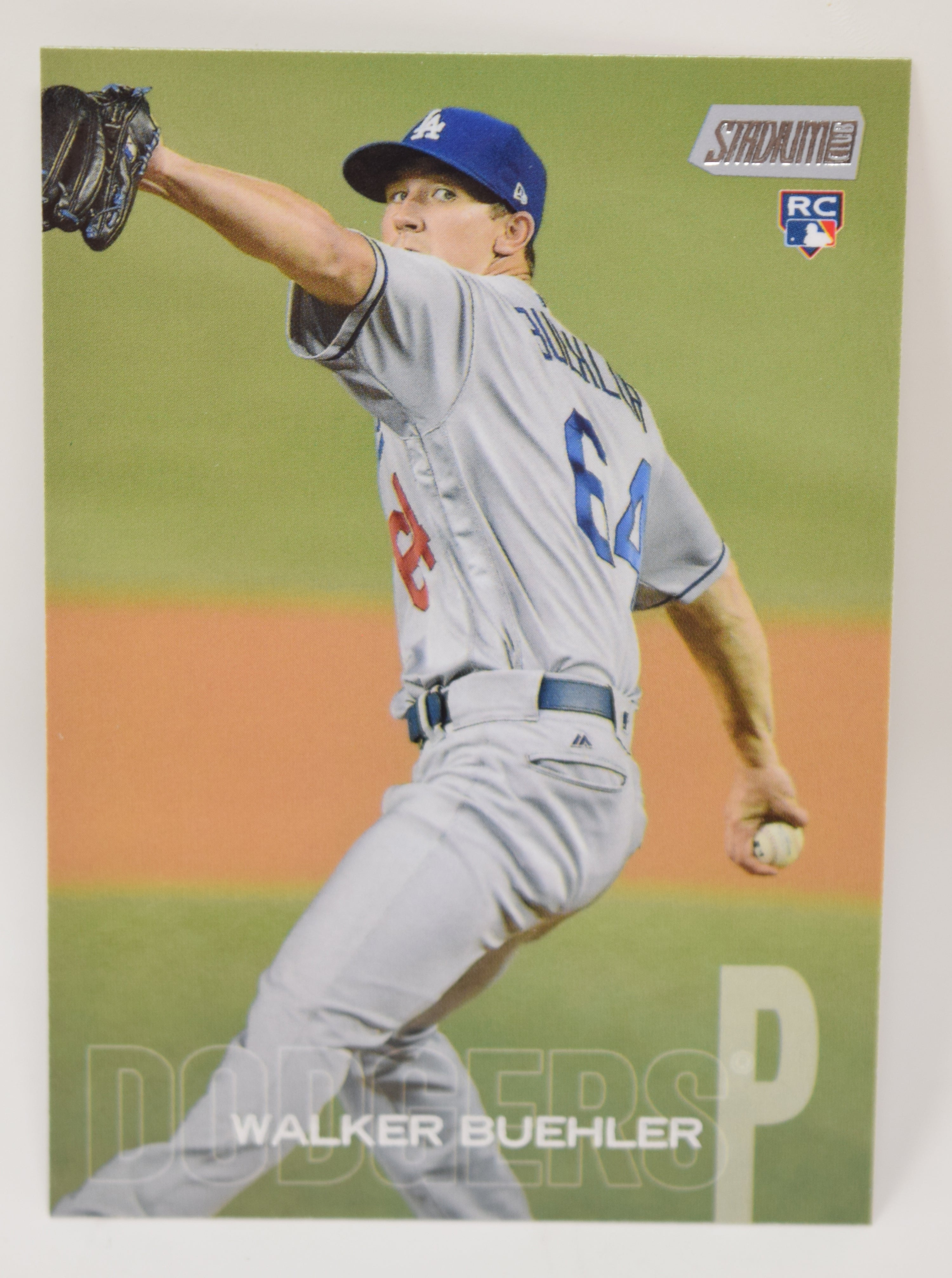 Walker Buehler Topps Stadium Club 2018 Baseball RC Rookie Dodgers Card