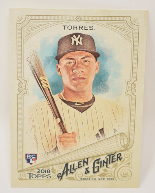 Gleyber Torres Topps 2018 Allen Ginter Baseball RC Rookie Card 240