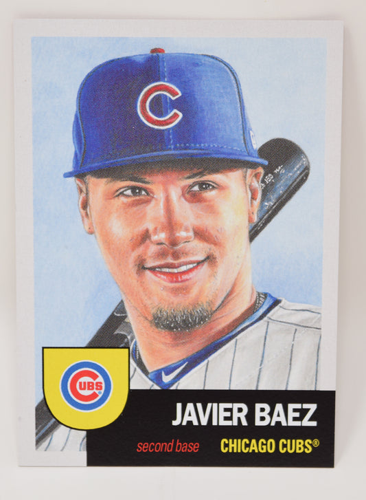 Javier Baez Topps Living Set 2018 Baseball Card Cubs 103