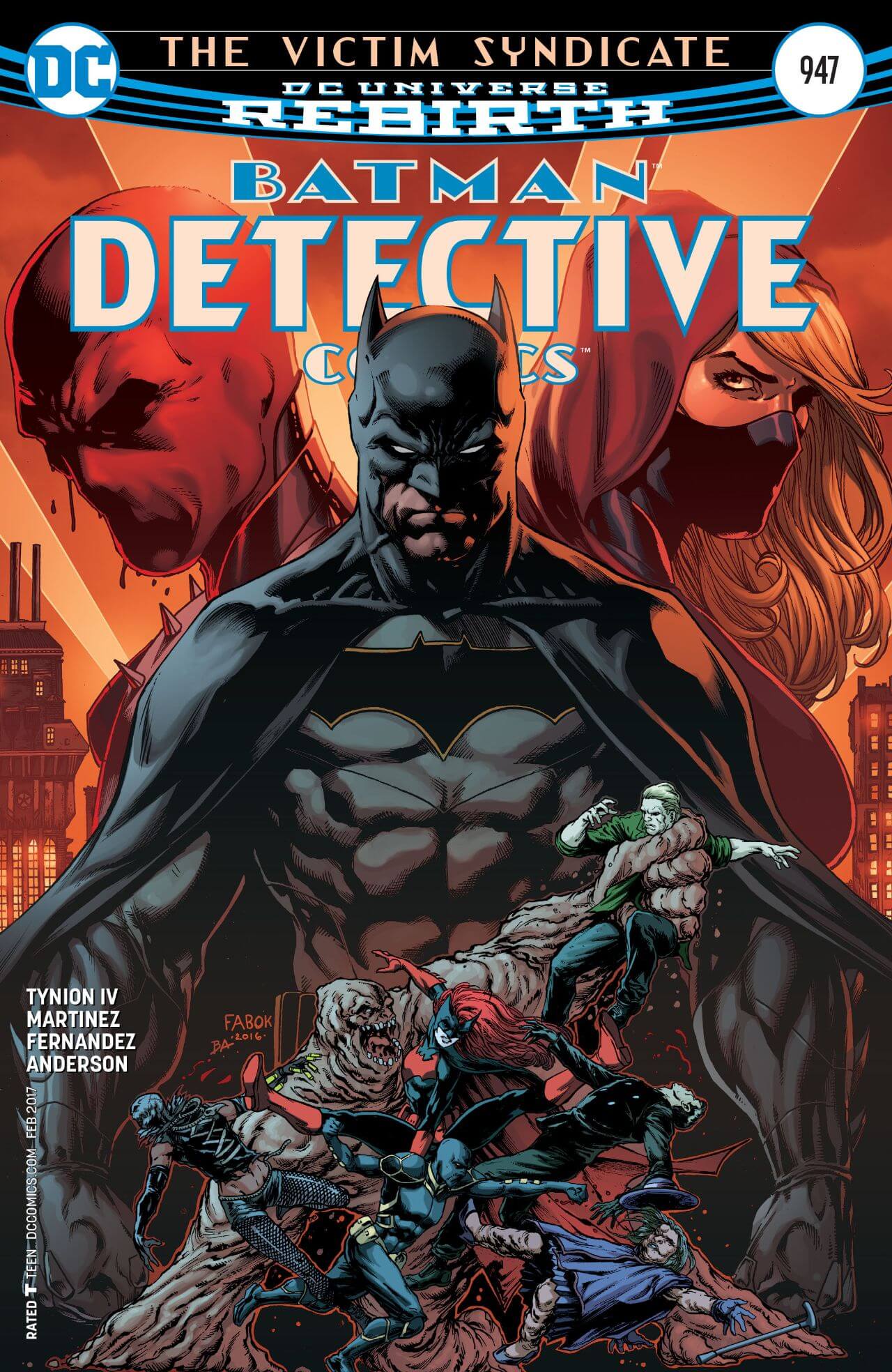 Batman Detective Comics 947 DC 2016 Victim Syndicate