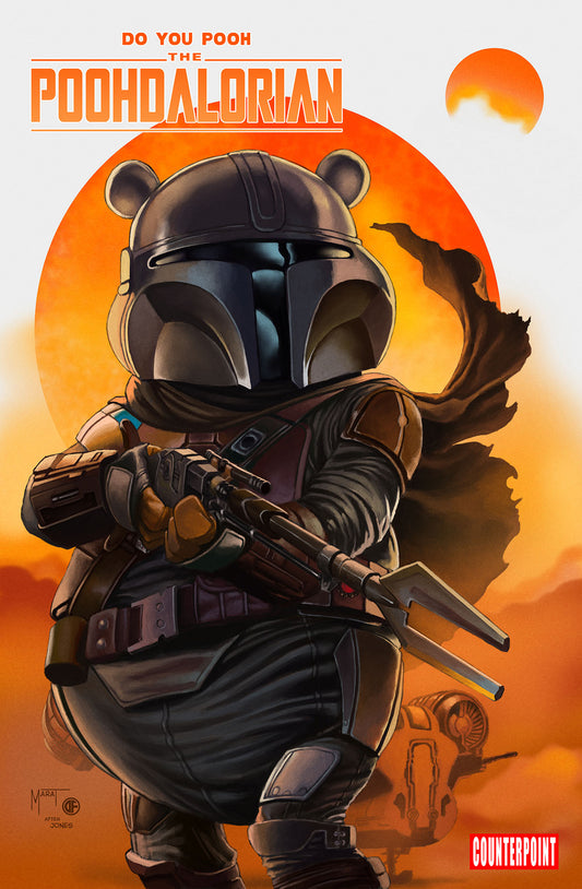 Do You Pooh The Poohdalorian #1 Star Wars Mandalorian 1 May The 4th Homage Variant (05/25/2022) Counterpoint