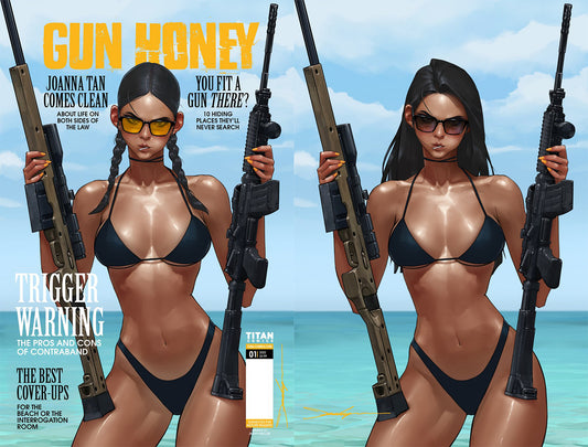 Gun Honey Blood For Blood #1 Jeehyung Lee Variant Bikini Swimsuit GGA (08/24/2022) Titan