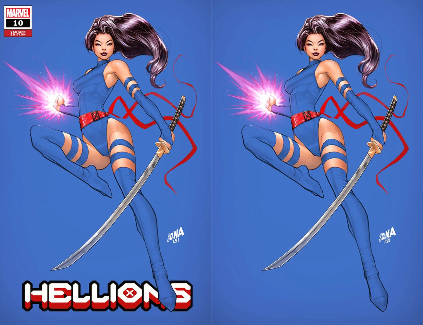 Hellions #10 David Nakayama Psylocke Variant (03/10/2021) Marvel