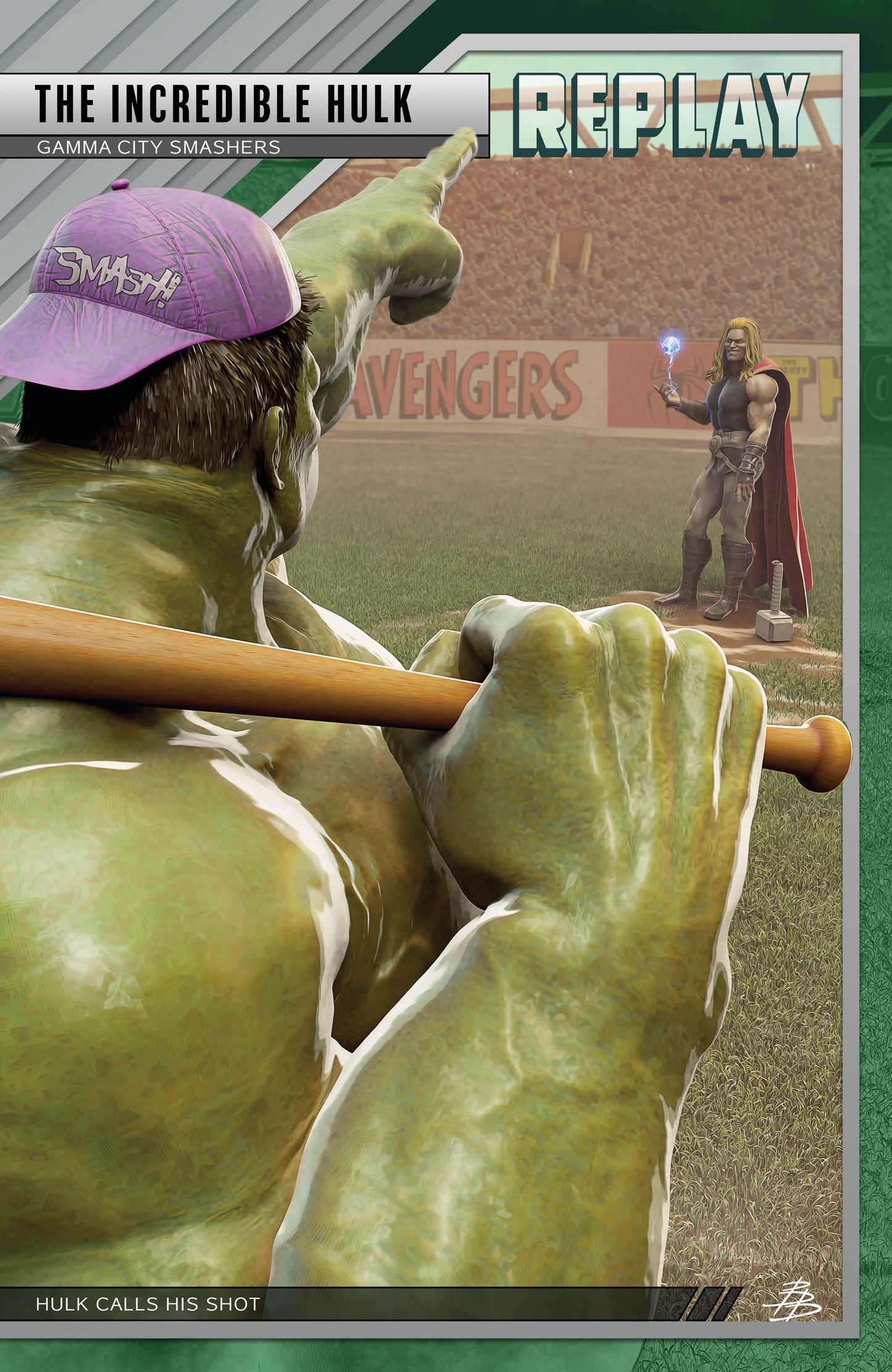 Hulk #5 Bjorn Barends Baseball Thor Variant (03/30/2022) Marvel