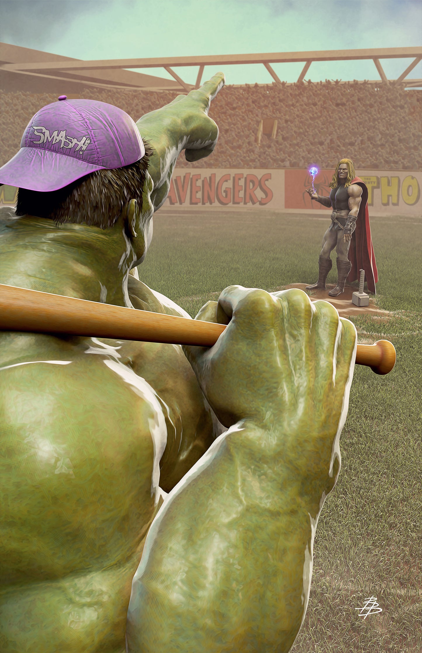 Hulk #5 Bjorn Barends Baseball Thor Variant (03/30/2022) Marvel