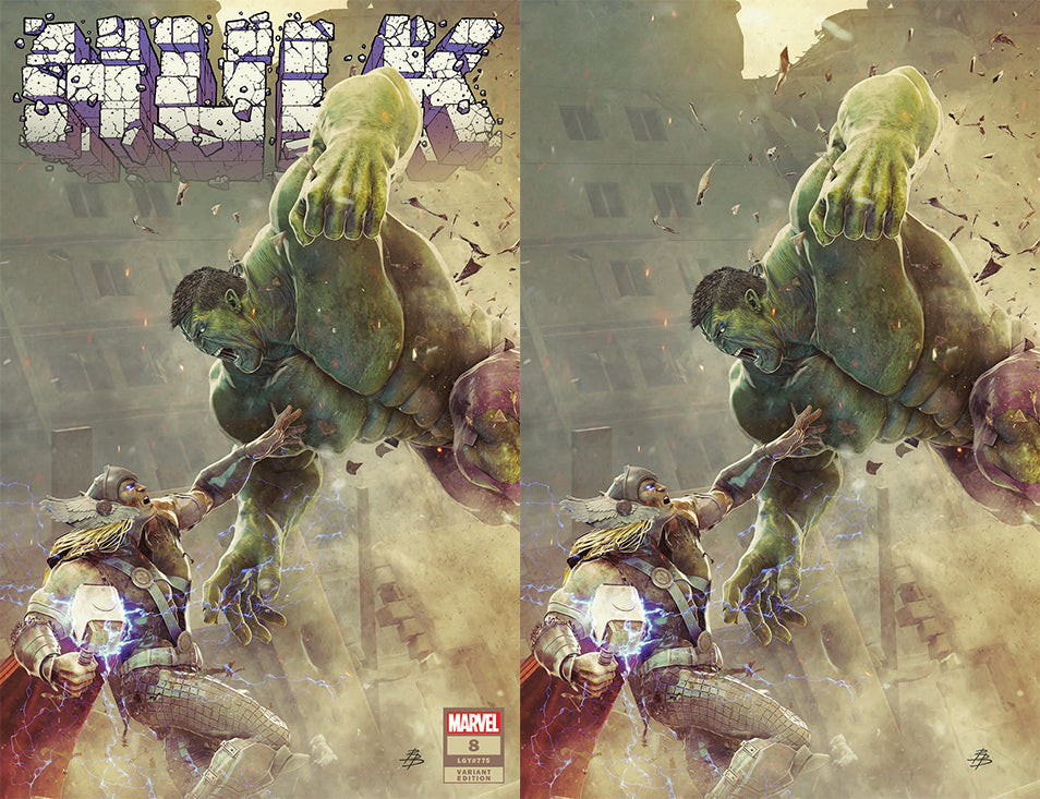 Hulk #8 Bjorn Barends Vs Thor Variant (08/17/2022) Marvel